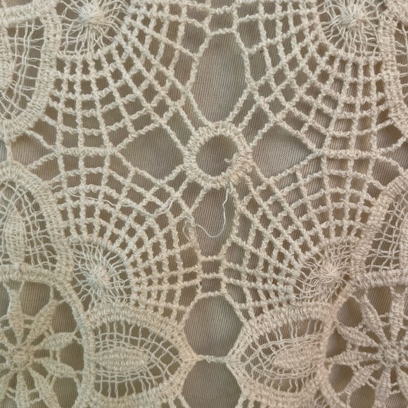 Willi Smith appliqué style cream tank - Picture 3 of 5